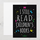 Ik lees nog steeds kinderboeken. kaart (Voorkant / Achterkant)
