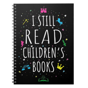 Ik lees nog steeds kinderboeken notitieboek