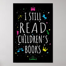 Ik lees nog steeds kinderboeken.
