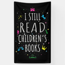 Ik lees nog steeds kinderboeken.