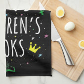 Ik lees nog steeds kinderboeken. theedoek (Quarter Fold)
