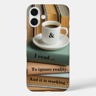 Ik lees om de realiteit te negeren, het werkt iPhone 16 plus hoesje