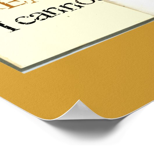 Ik lees omdat ik niet kan stoppen poster (Hoek)