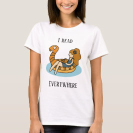 Ik lees overal t-shirt