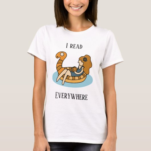 Ik lees overal t-shirt (Voorkant)