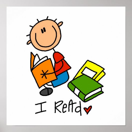 Ik lees poster (Voorkant)