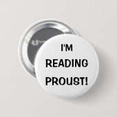 "Ik lees Proust!" Ronde Button 5,7 Cm (Voorkant /achterkant)