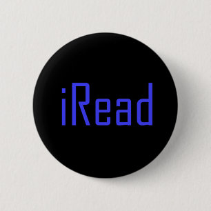 Ik lees: ronde button 5,7 cm