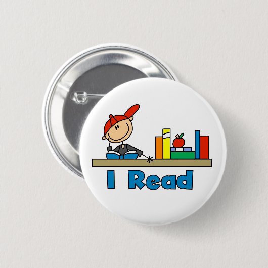 Ik lees ronde button 5,7 cm (Voorkant /achterkant)