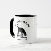 Ik Lees / Schrijf Liever – Kattenmok Mok (Voorkant links)