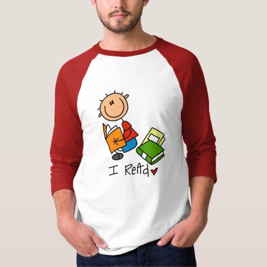 Ik Lees T-shirt (Voorkant)