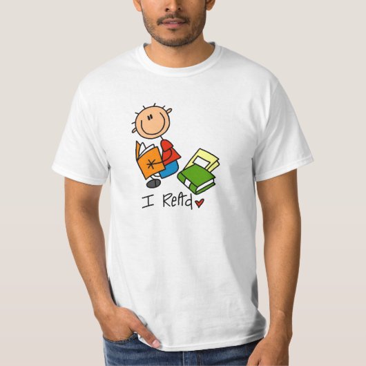 Ik Lees T-shirt (Voorkant)