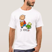 Ik Lees T-shirt (Voorkant)