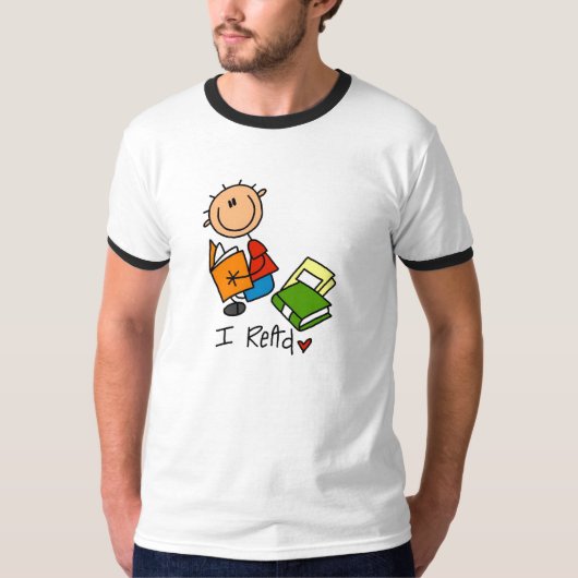 Ik Lees T-shirt (Voorkant)