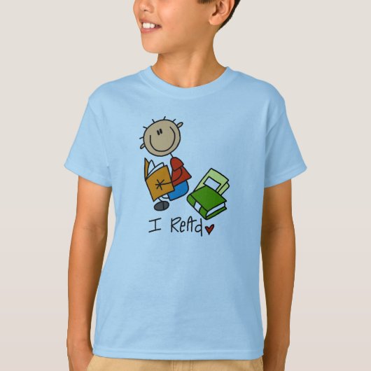 Ik Lees T-shirt (Voorkant)