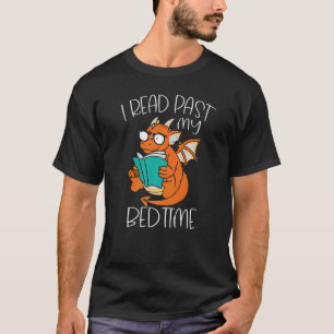 Ik lees tot na mijn bedtijd Draken leesboeken T-shirt