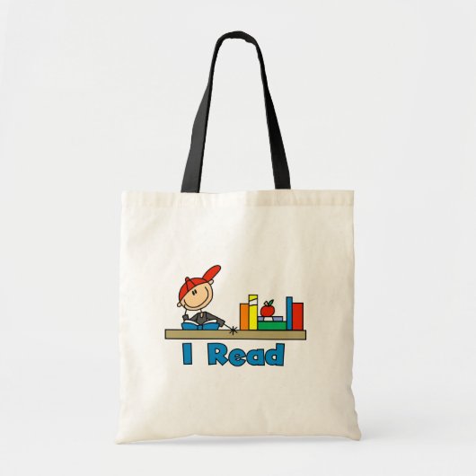 Ik Lees Tote Bag (Voorkant)