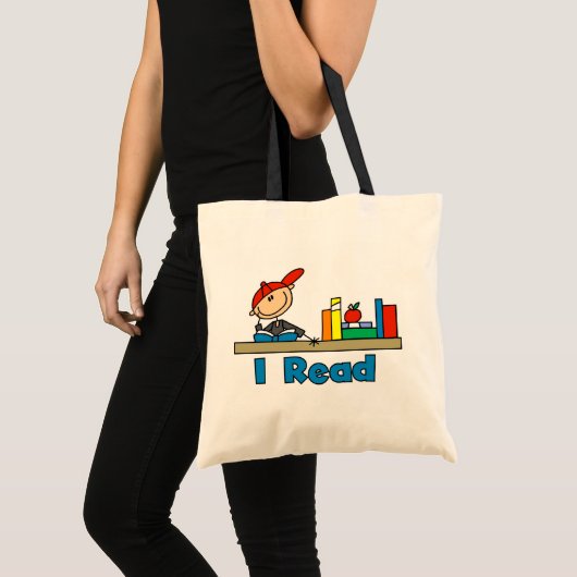 Ik lees tote bag (Voorkant (product))