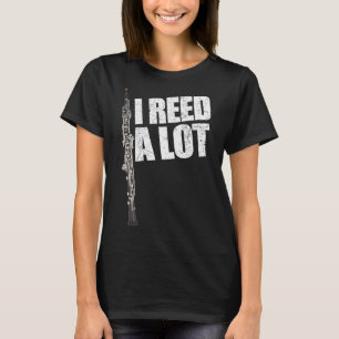 Ik lees veel hobo speler grappige hobo's muziek ca t-shirt