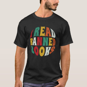 Ik lees verboden boeken Bibliofiel Boekachtig Enge T-shirt