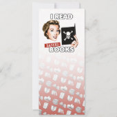 Ik lees verboden boeken Bladwijzer Save The Date (Voorkant)