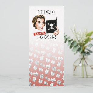 Ik lees verboden boeken Bladwijzer Save The Date