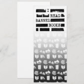 Ik lees verboden boeken Bladwijzer Save The Date (Voorkant / Achterkant)