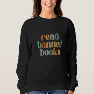 Ik Lees Verboden Boeken Boekenwurm Boek Lezer Leze Trui