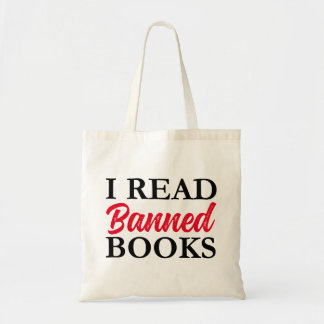Ik lees verboden boeken Canvas tas