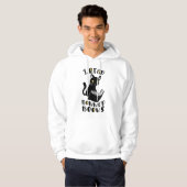 Ik lees verboden boeken Cat Hoodie (Voorkant volledig)