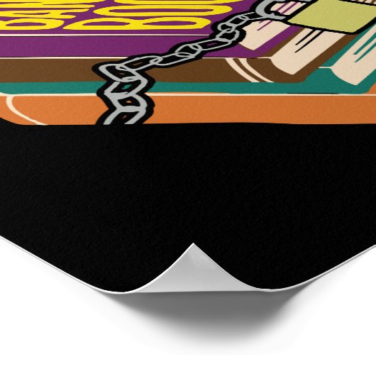 Ik lees verboden boeken | Engelse leraar Grappig Poster (Hoek)