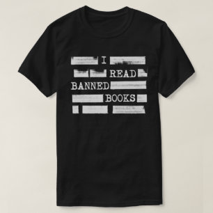 Ik lees verboden boeken geredigeerd t-shirt