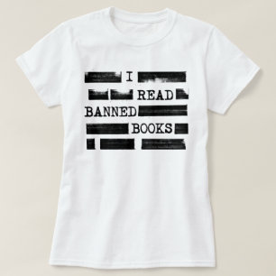 Ik lees verboden boeken geredigeerd t-shirt