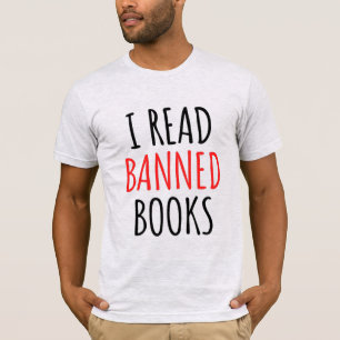 Ik lees verboden boeken Grappig citaat T-shirt