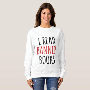 Ik Lees Verboden Boeken Grappige Spreuk Trui