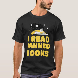 Ik Lees Verboden Boeken Lezer Boekenwurm Vrouwen F T-shirt