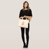 Ik lees verboden boeken! mini tote bag (Voorkant (model))