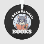 Ik lees verboden boeken ornament (achterkant)