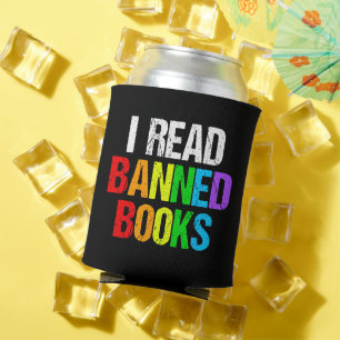 Ik Lees Verboden Boeken Regenboog Blikjeskoeler