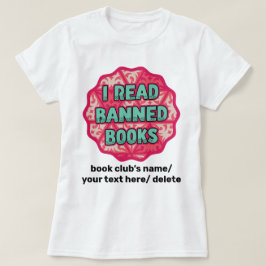 Ik lees verboden boeken - Retro  Boekenliefhebber T-shirt