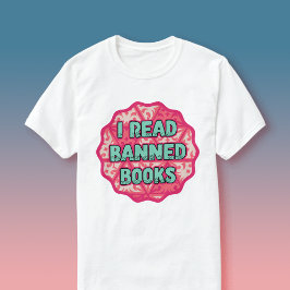 Ik lees verboden boeken - Retro  Boekenliefhebber T-shirt