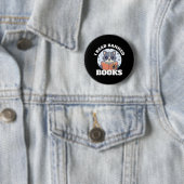 Ik lees verboden boeken ronde button 5,7 cm (In situ)
