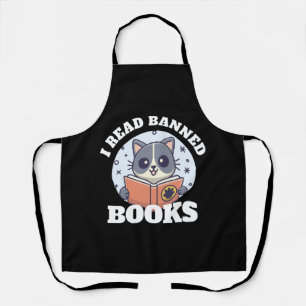 Ik lees verboden boeken schort
