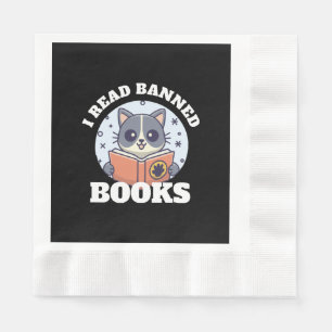 Ik lees verboden boeken servet