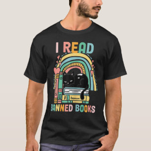 Ik Lees Verboden Boeken T Vrouwen Boekenwurm Zwart T-shirt