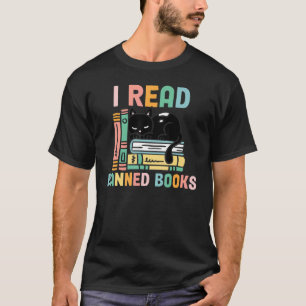 Ik Lees Verboden Boeken Vrouwen Boekenwurm Zwarte  T-shirt