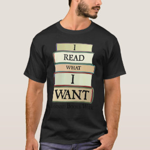 Ik lees wat ik wil boeken in de week van boeken t-shirt