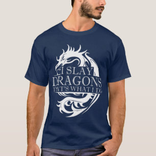 Ik leg Dragons die ik drakenlaag doe T-shirt