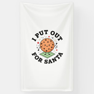 Ik Leg Uit Voor Kerstman Koekje Kerstmis Spandoek