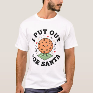 Ik Leg Uit Voor Kerstman Koekje Kerstmis T-shirt